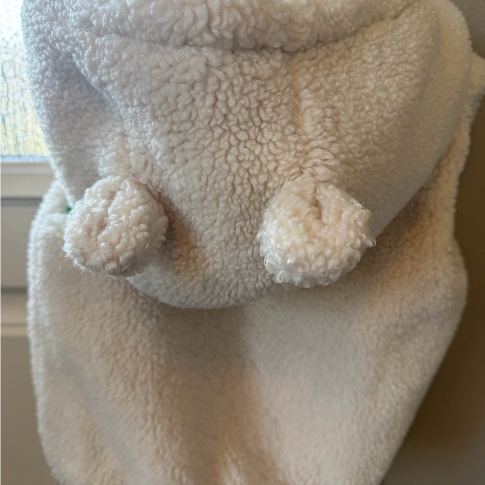 Mini Boden Multicolor Puffer Vest with Sherpa Hood - Picture 13 of 13